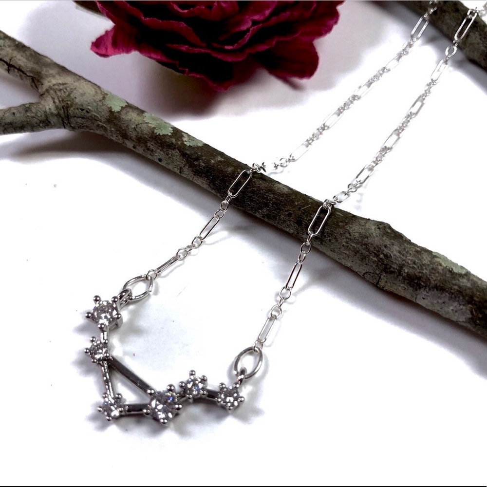 Libra Necklace, Constellation, Zodiac, Astrology